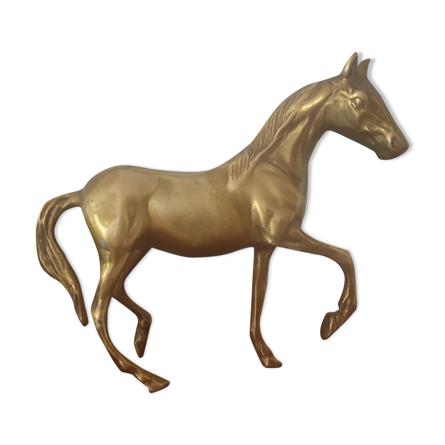 Brass horse