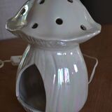 Iridescent ceramic night light for children, Italian.