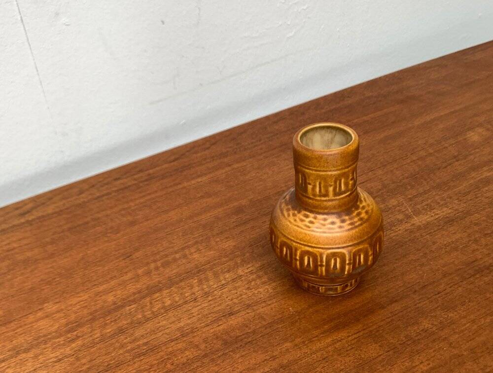 West German pottery vase by Scheurich, mid-century, 1960s.