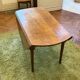 Drop-leaf table in cherry/merisier, Louis-Philippe style