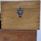 Cinq boîtes bois vintage