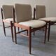 Set of 4 Scandinavian teak chairs, Denmark circa 1960.