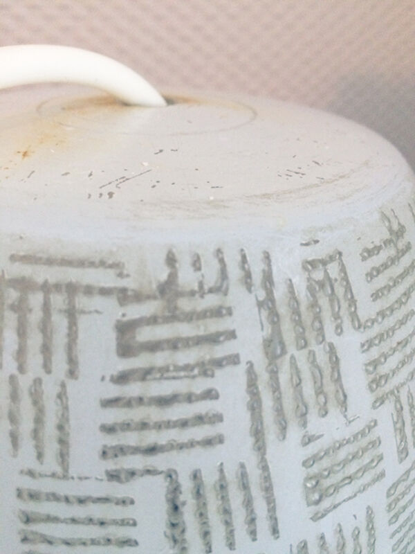 Opaline hanging white vintage, 1960