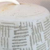 Opaline hanging white vintage, 1960