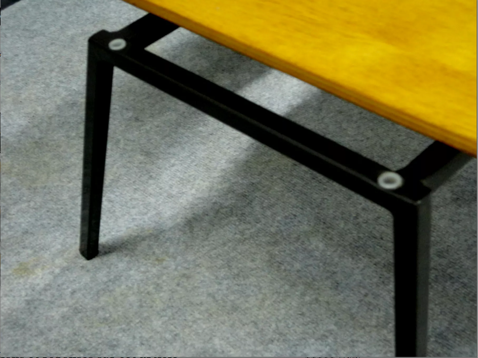 Lot of 4 oak chairs, 1974