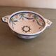 Old ear bowl Malicorne earthenware factory