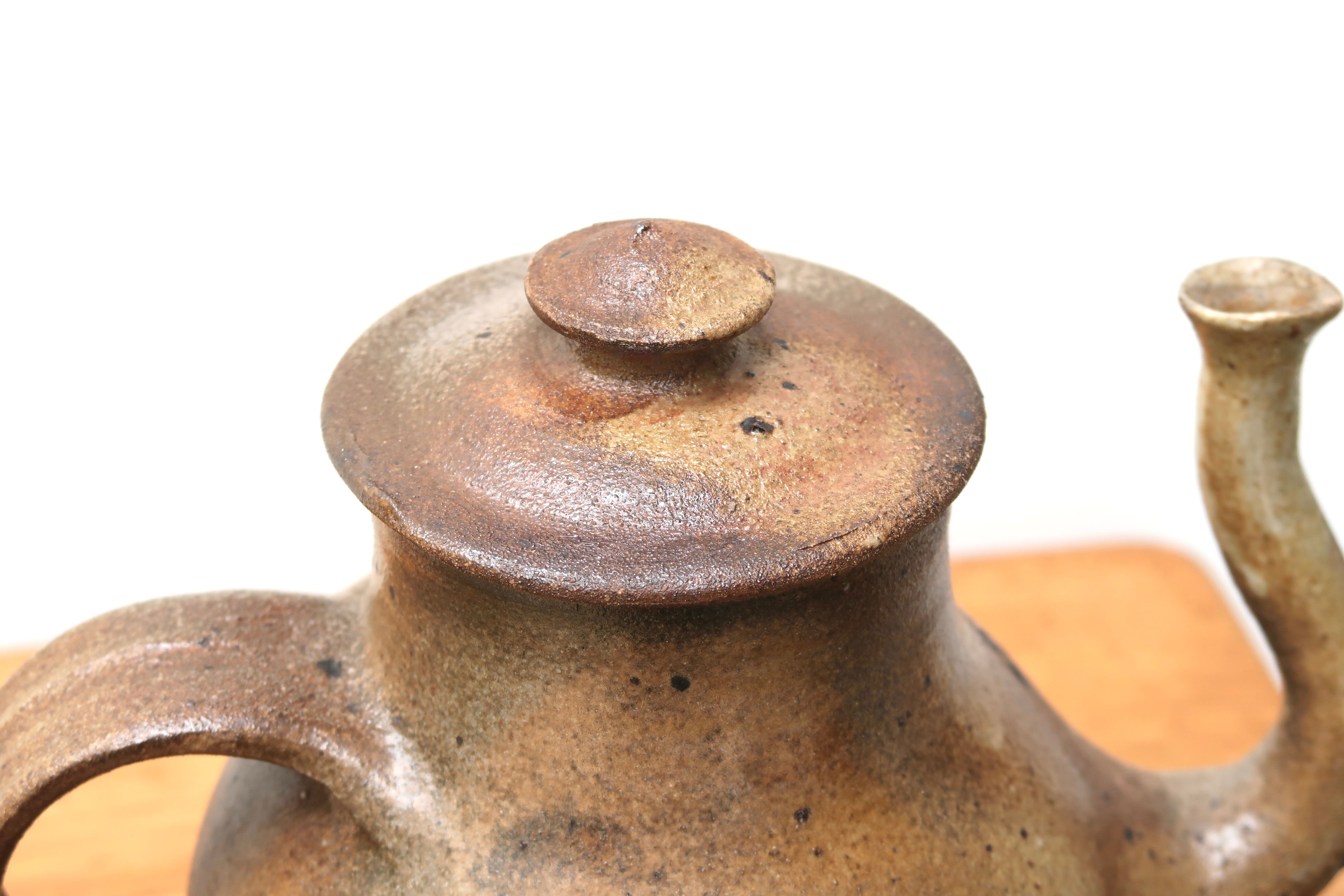 Jacky Coville's stoneware tea pot, 60s