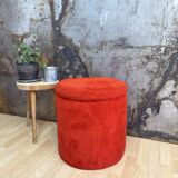 Tamtam-style pouffe with fur
