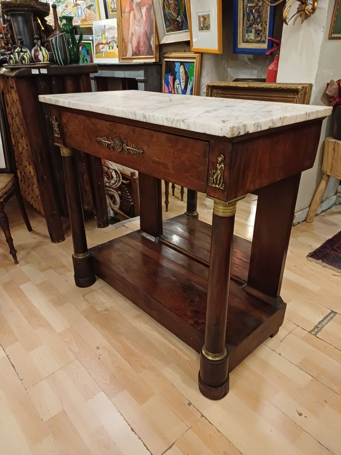 Empire period console, early 19th century