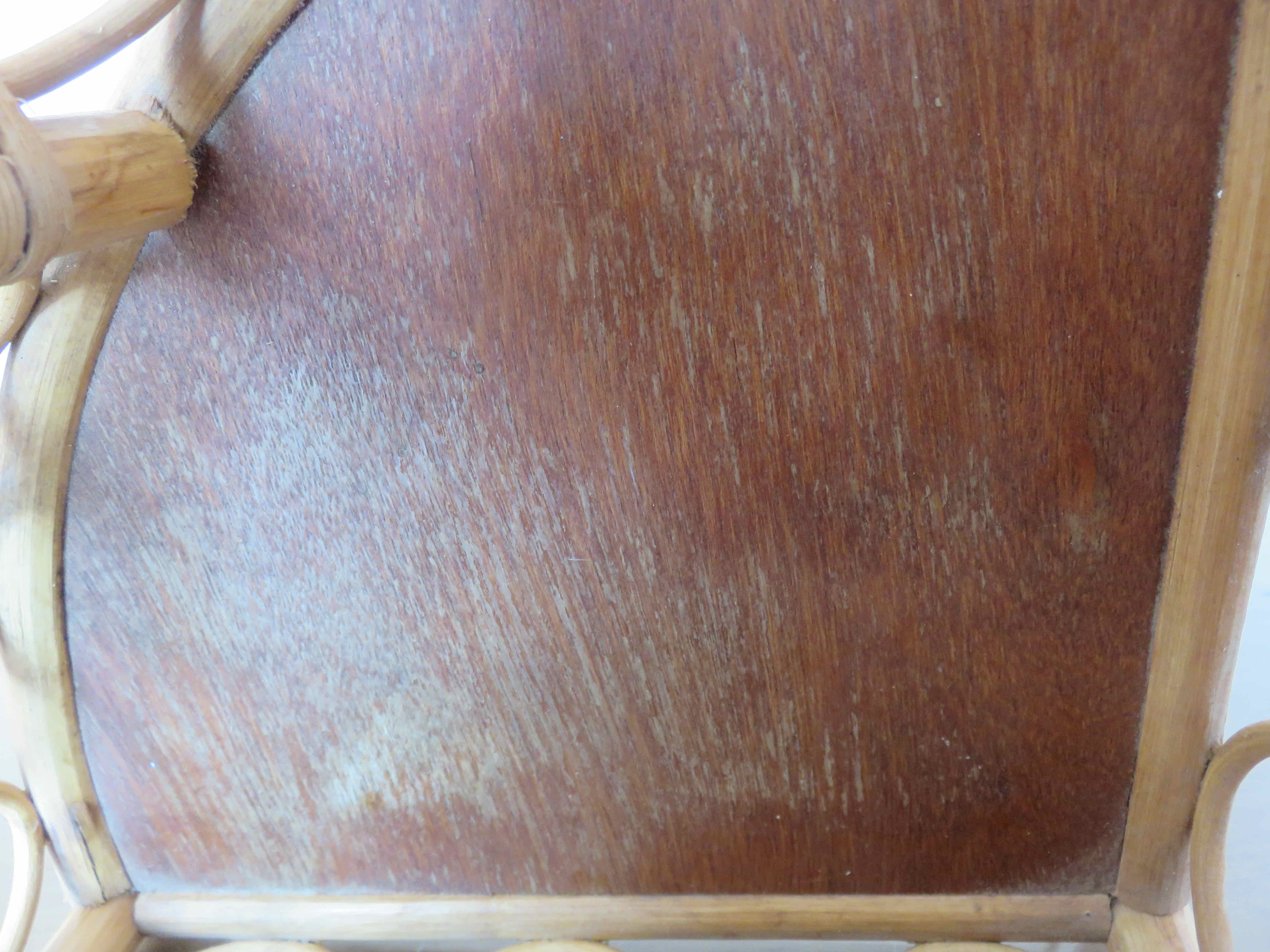 Rattan corner shelf 60s 70s