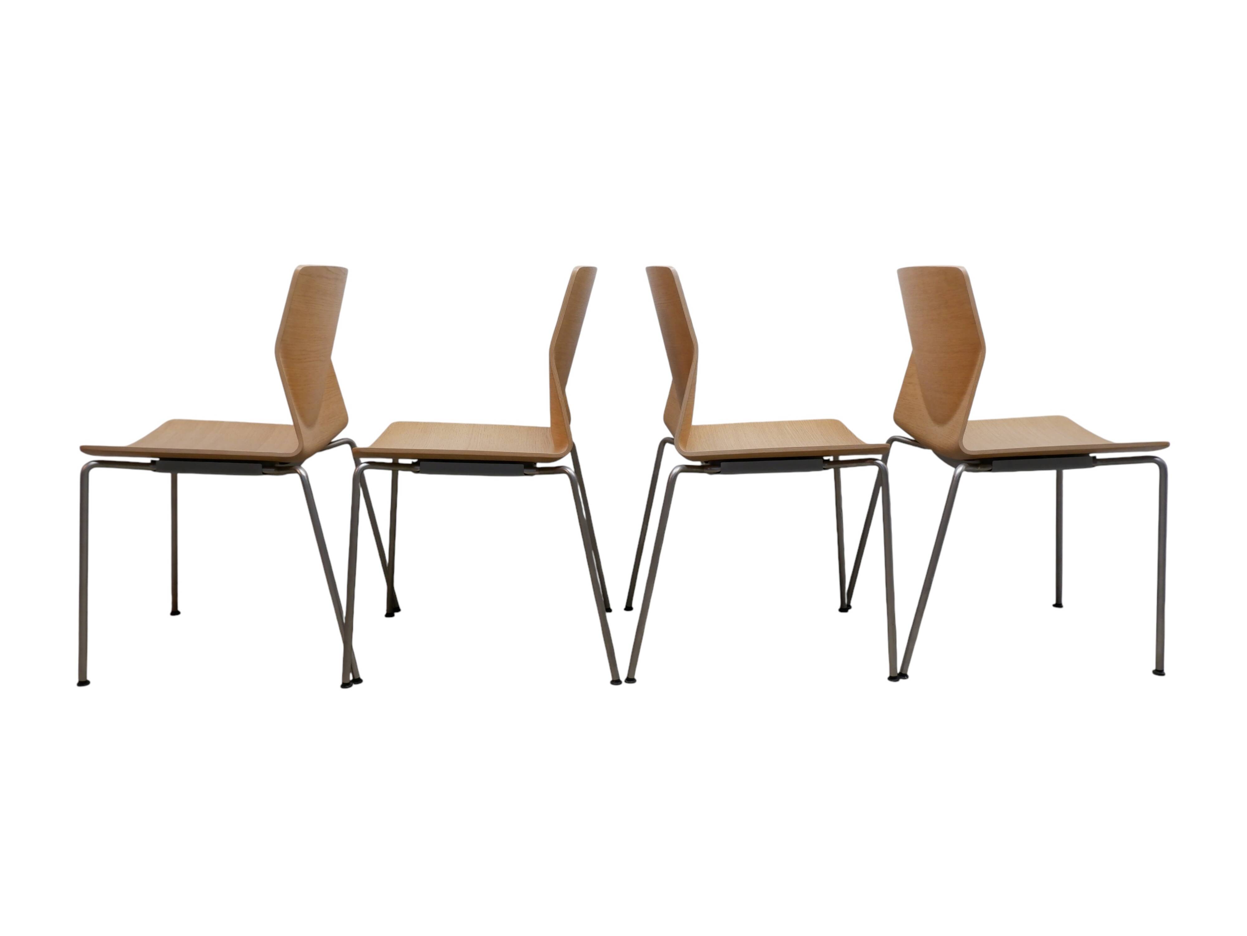 Set of 4 Lapalma Kai chairs