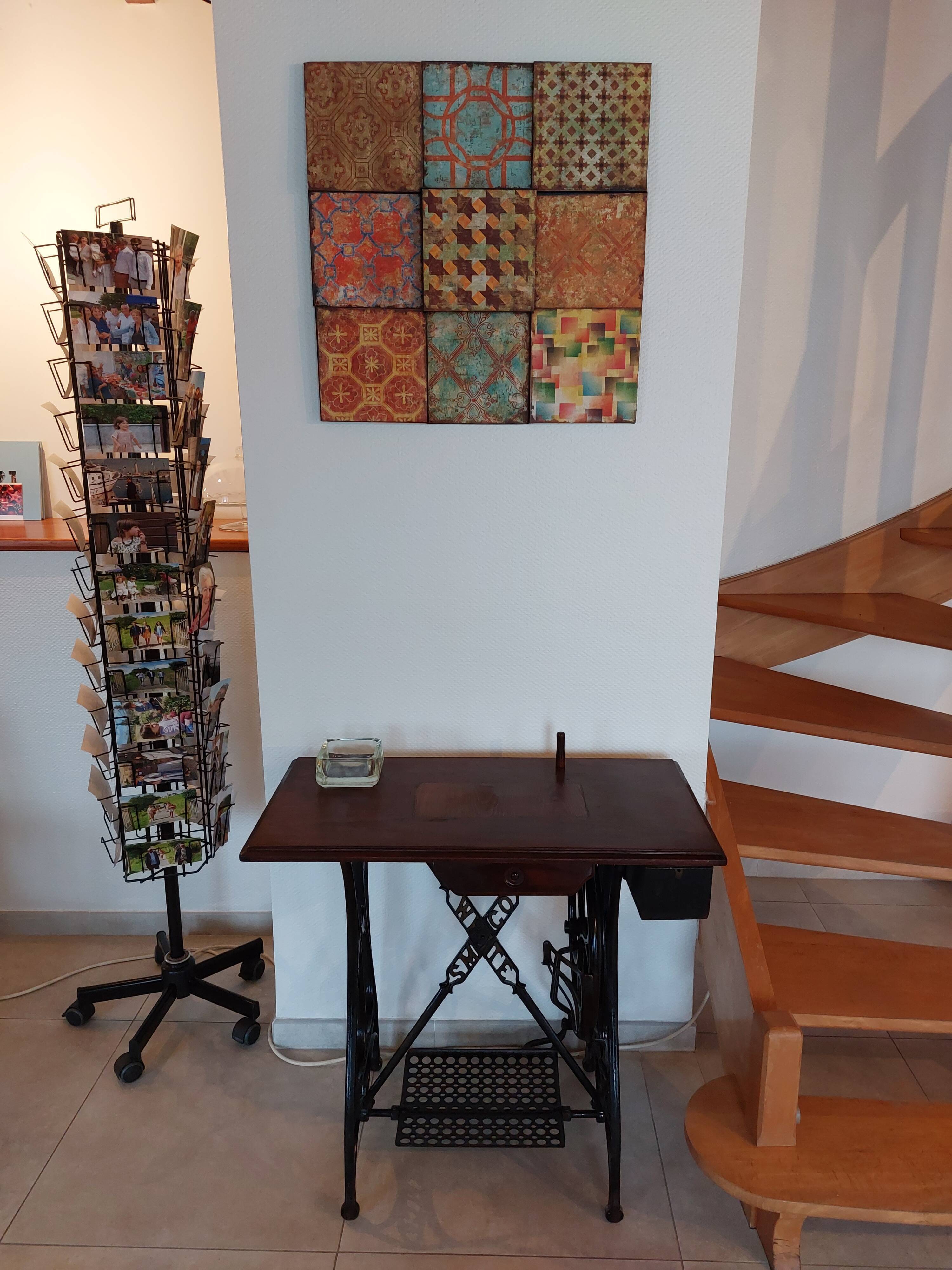 Sewing machine stand console
