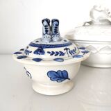 Set of three earthenware boxes