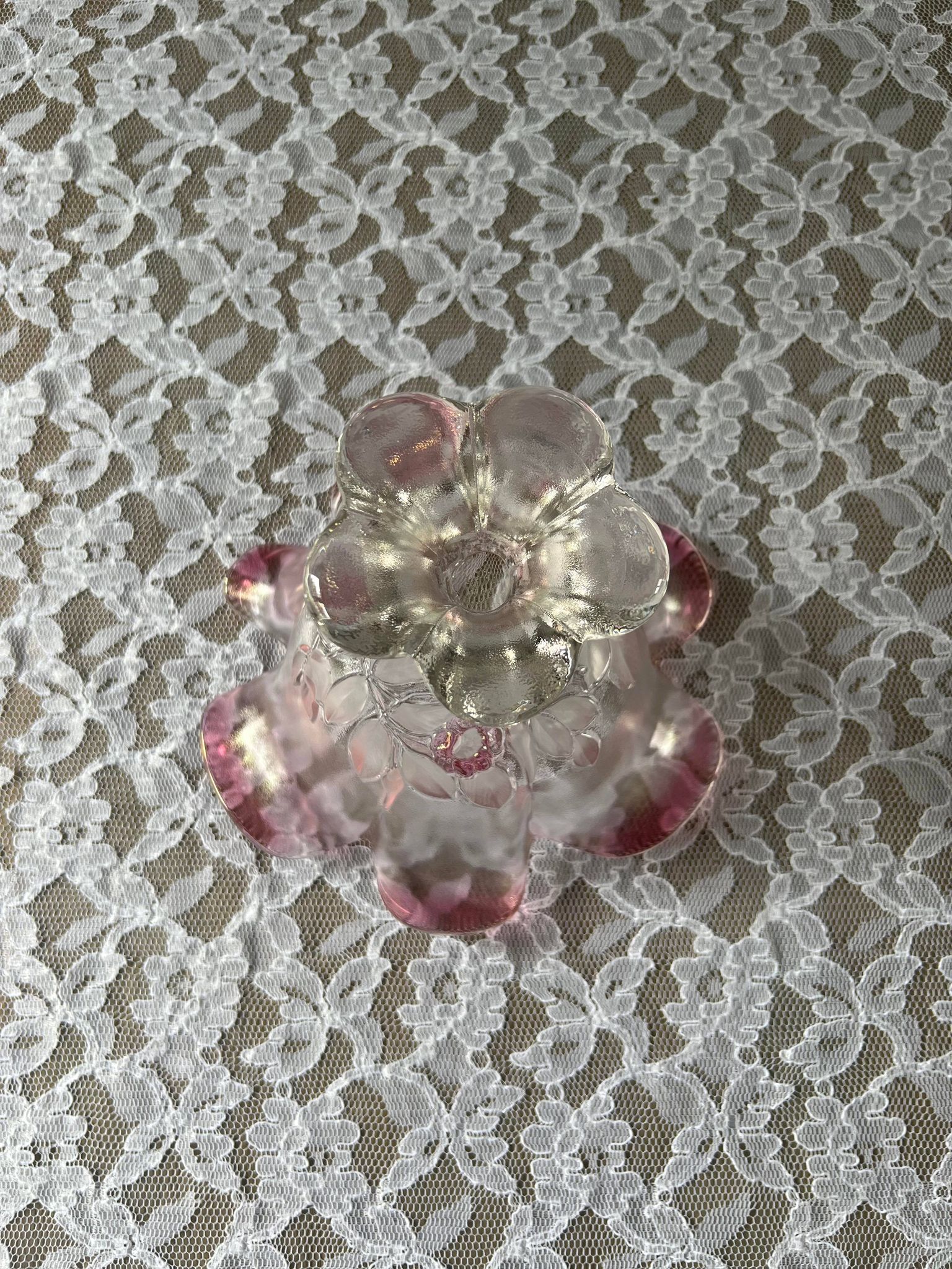 Empty glass cup pocket