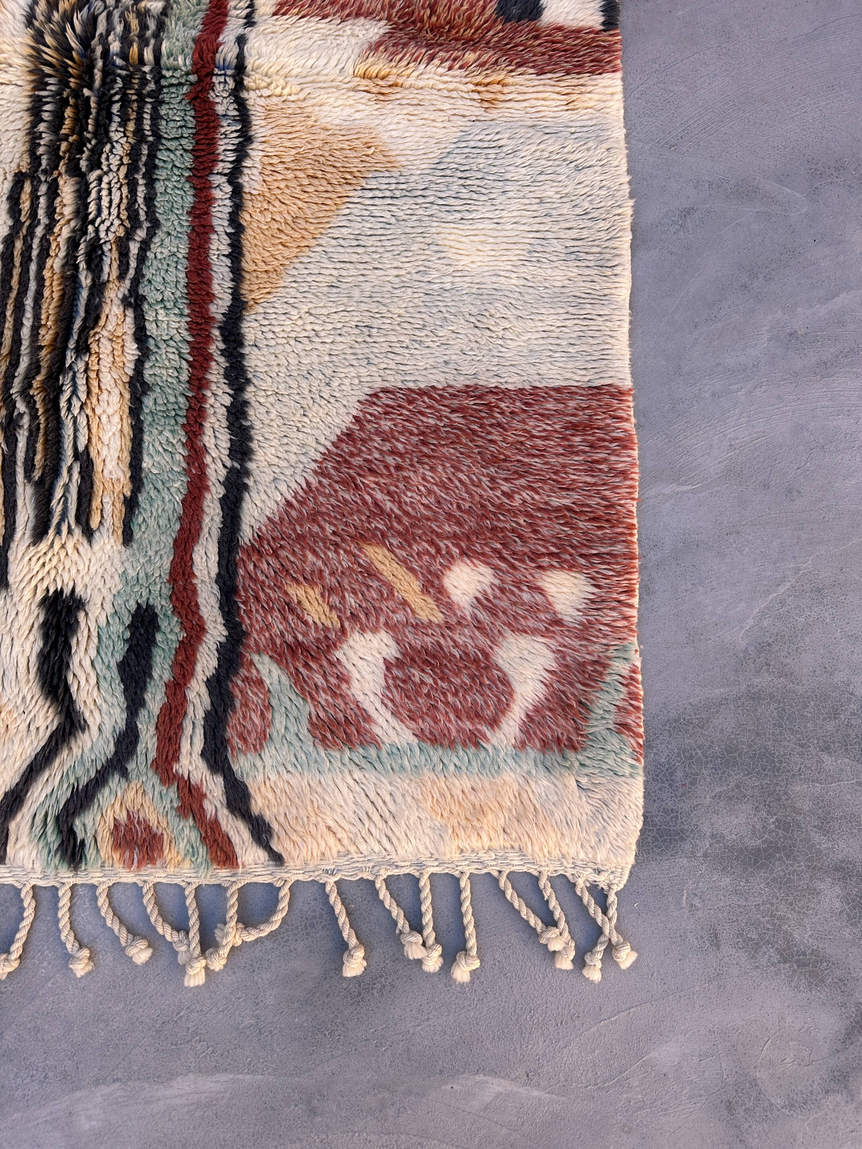 Colorful Beni M'Rirt Moroccan rug - 171 x 119 cm