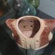 2 pots en céramique orientale