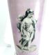 Pair of pink opaline vases