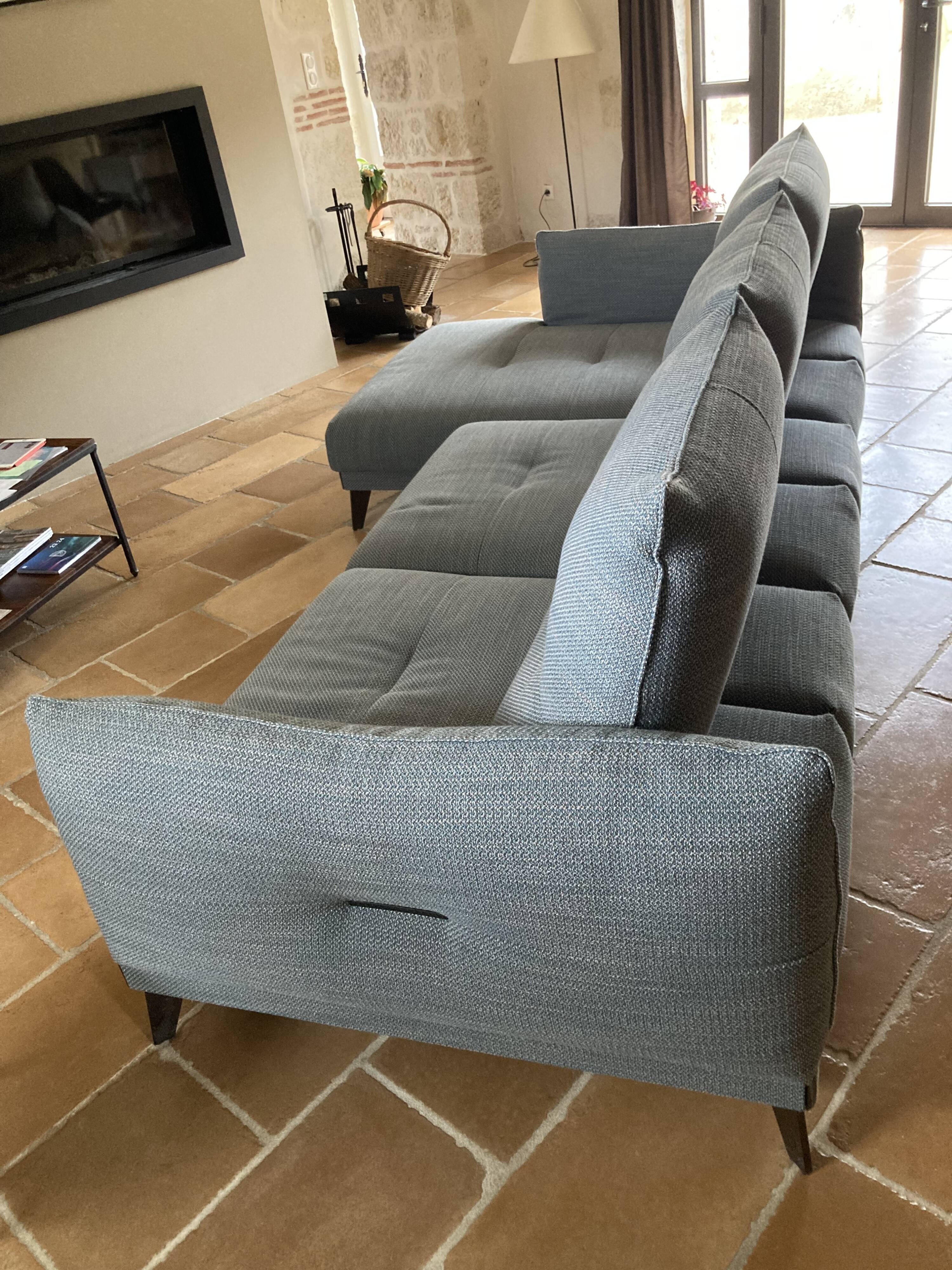 Canapé Itinéraire Roche Bobois avec chaise longue