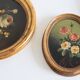 Lot de 3 tableaux bouquet de fleurs
