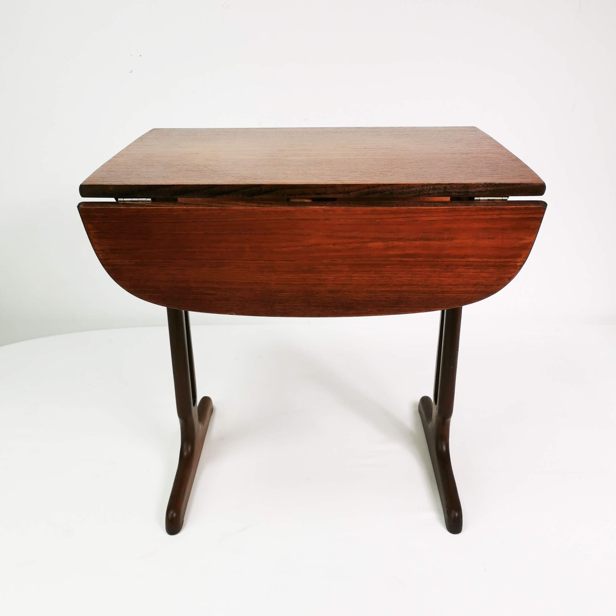 Teak & rosewood extendable table, Denmark, 1960s