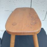 Brutalist tripod stool in ash