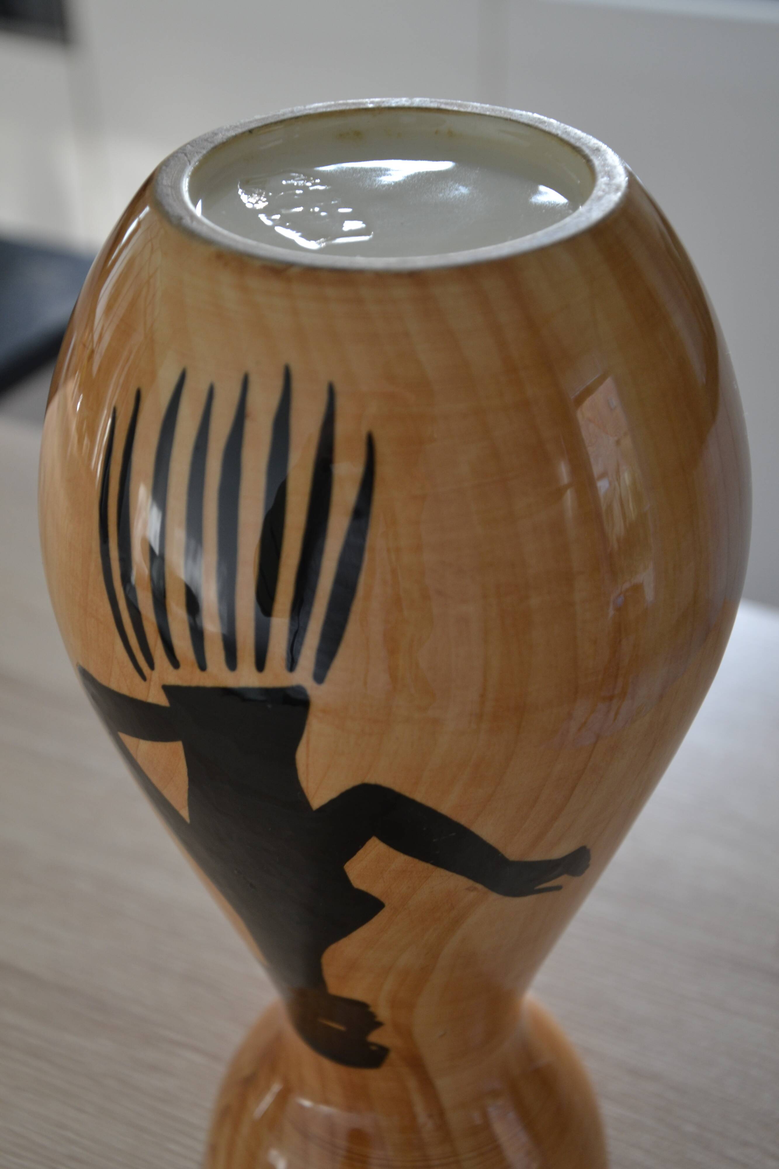 Grandjean Jourdan vase Vallauris 1950s-60s