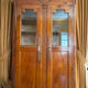 Walnut wardrobe in Louis XV Louis XVI transitional style