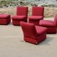 5-seater modular sofa, France, late 1970s.