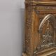 Henri II Style Oak Bonnetière with Joan of Arc Decor, Late 19th Century