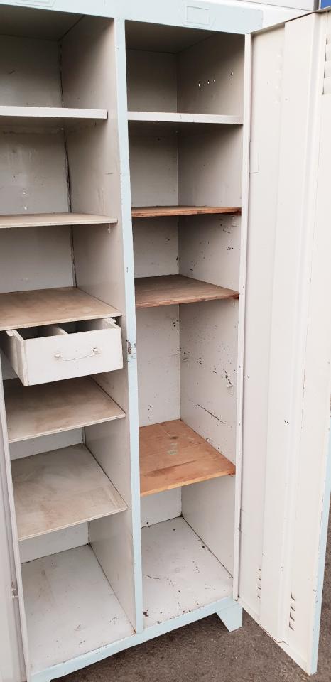 Metal wardrobe