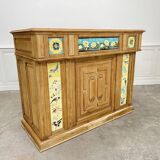 Rare Art Nouveau enamel counter