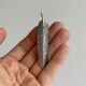 Set of 6 metal knife rests, name holders.