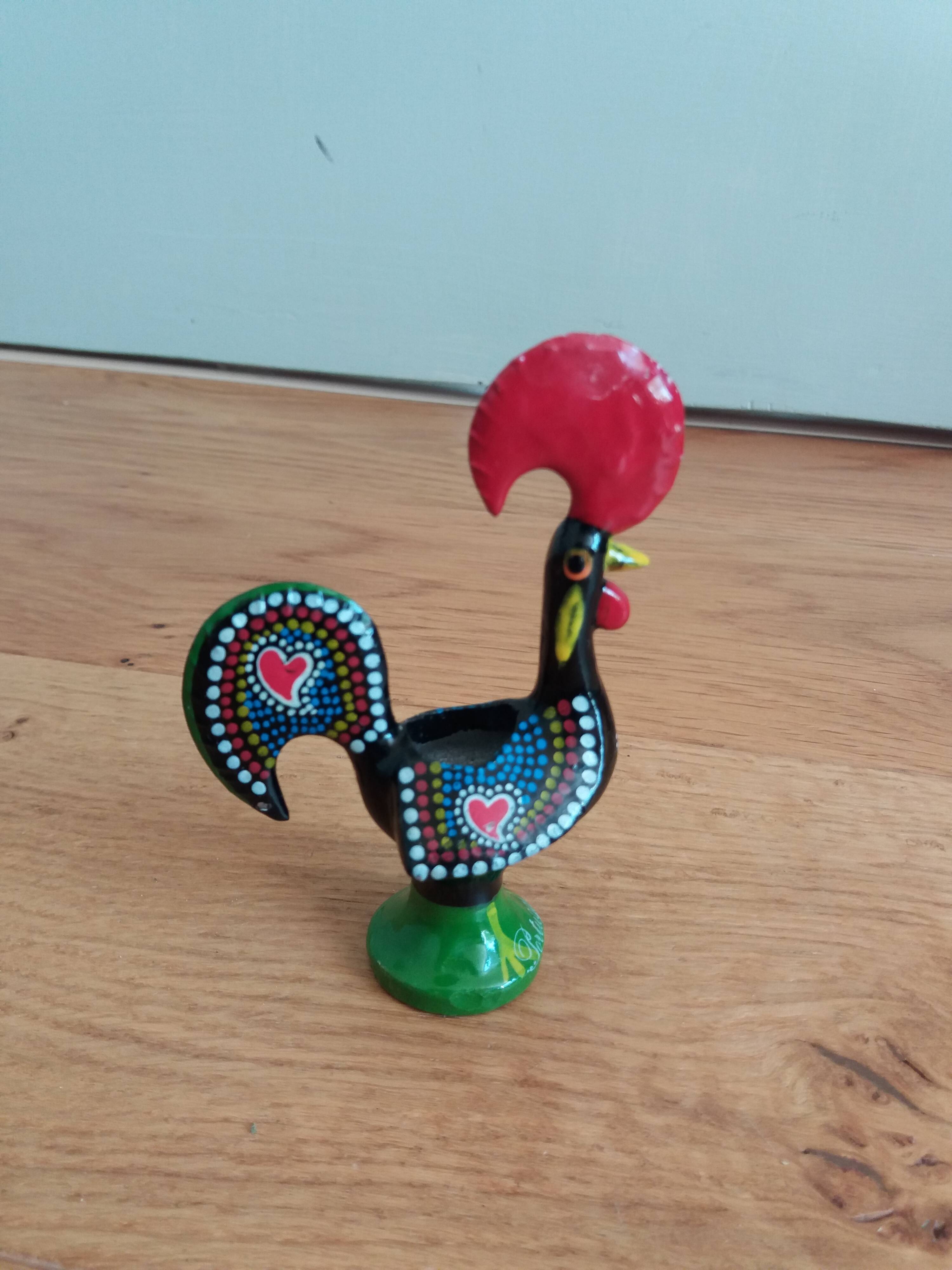 Galo Rooster statuette from Barcelos Portugal