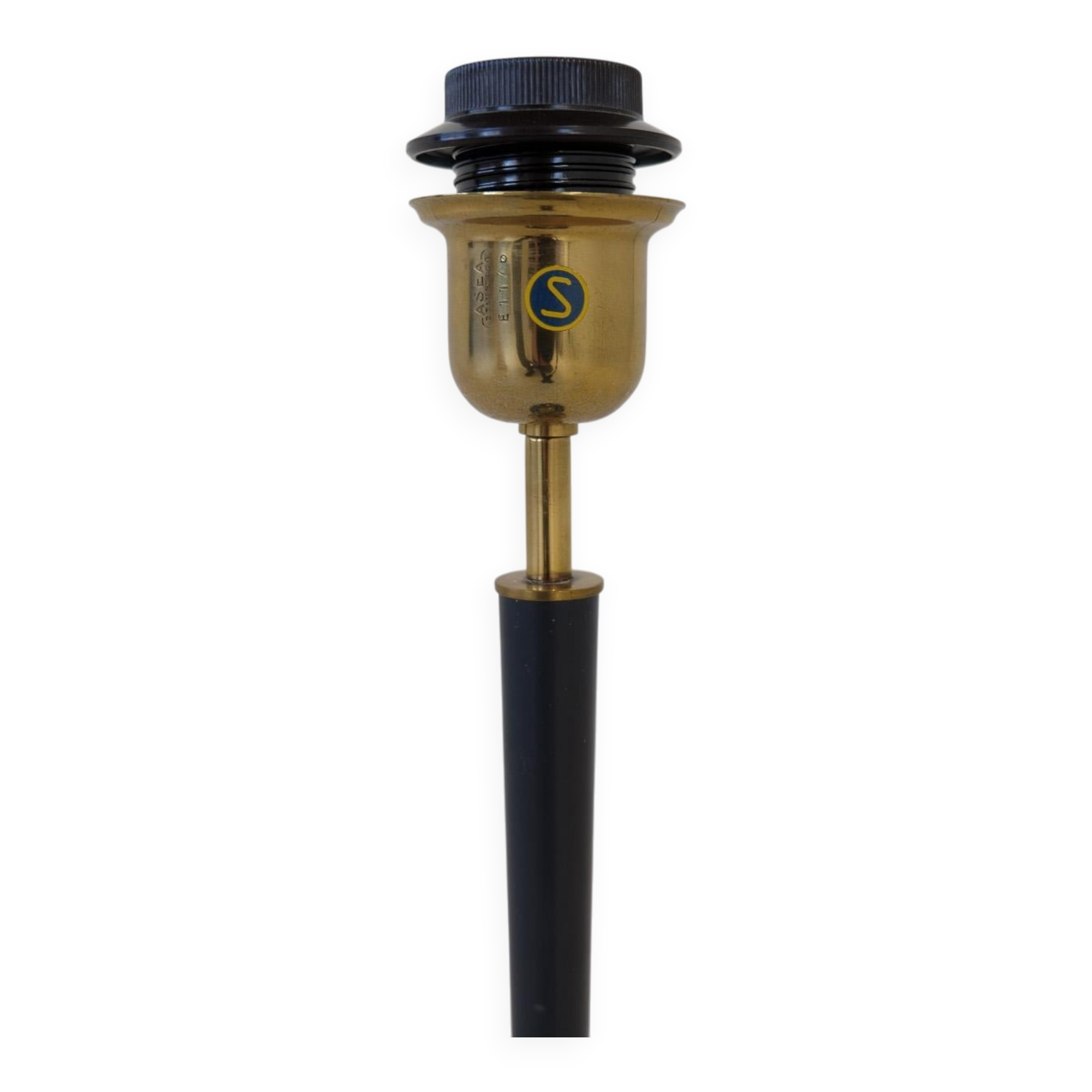 Mid-century modern table lamp in brass and cast iron Asea Sweden, 1950s