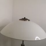 Teak and travertine desk lamp