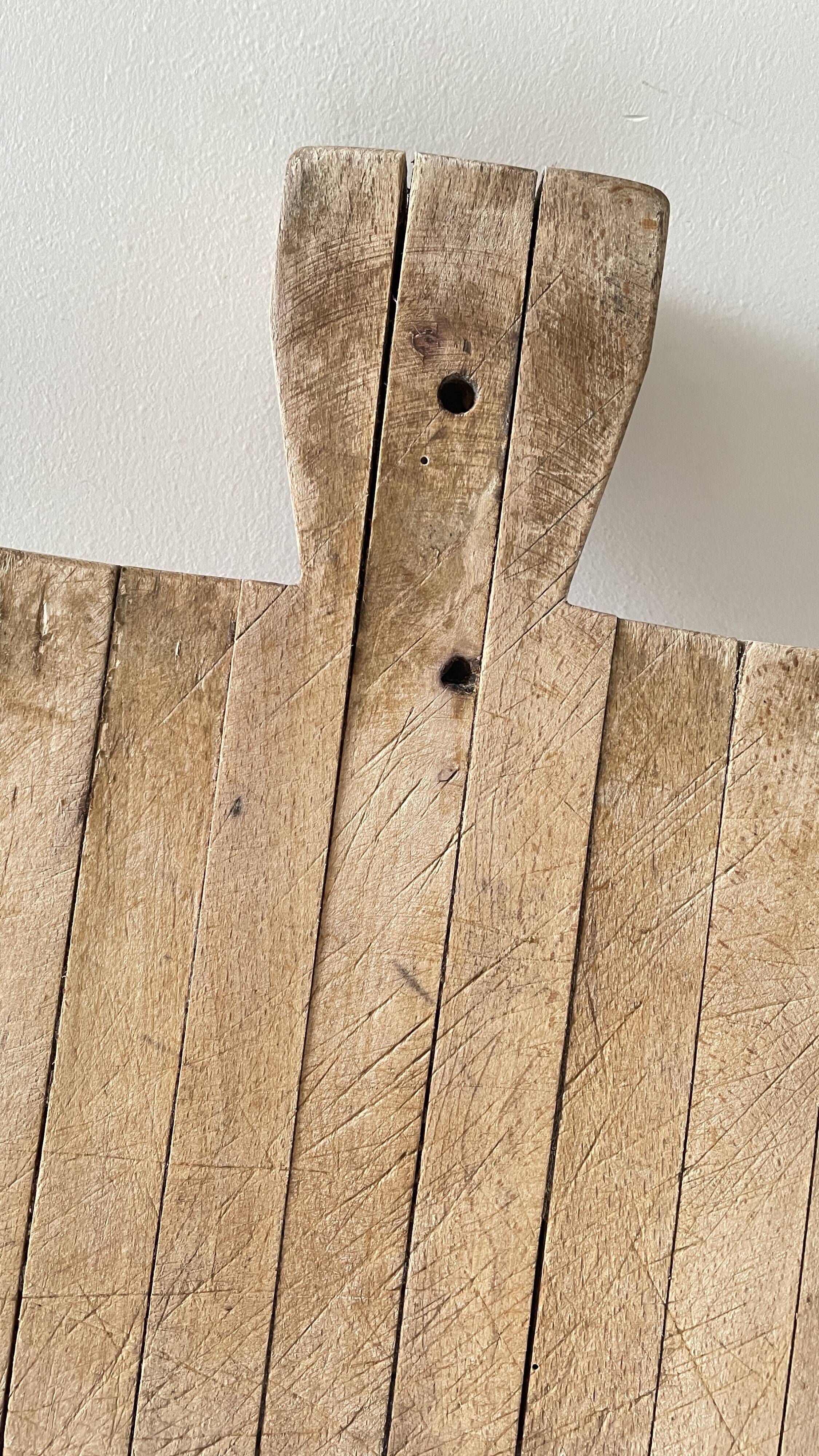 Planche à découper XL bois vintage