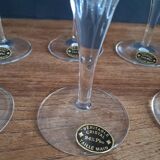 6 crystal wine glasses from Lorraine