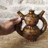 Huguette Bessone ceramic double-handled vase