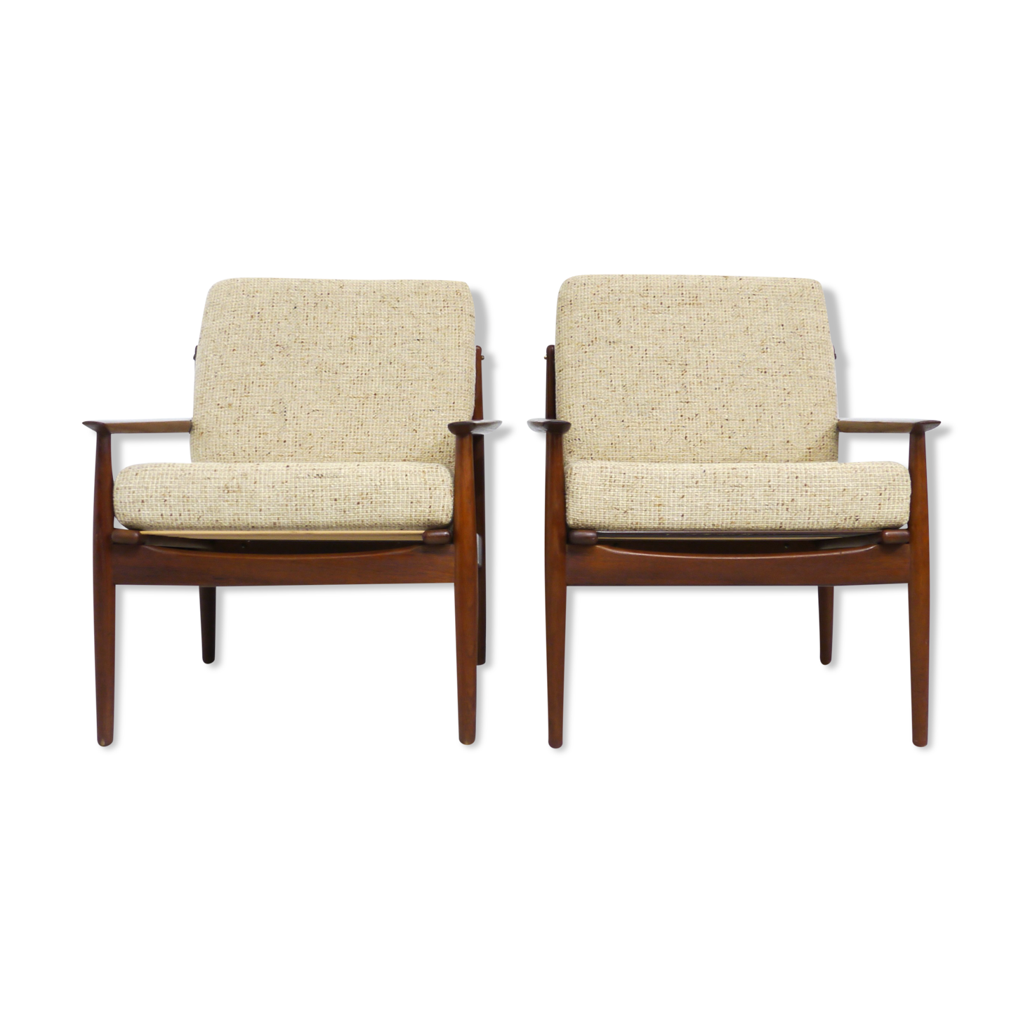 Pair of Easy Chairs by Svend Åge Eriksen for Glostrup