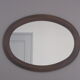 Mirror oval wood molding