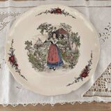 Large Sarreguemines Obernai model pie or cake dish