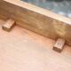 Farmhouse table with extensions and its 2 benches, living room table, solid wood table, kitchen, chalet, ca