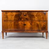 Commode allemande en noyer du XIXe siècle – Entièrement restaurée, vernis à l'ancienne