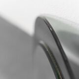 Miroir mural rond en verre 1970