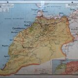 School Vidal-Lablache n ° 44 Morocco map