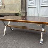 Vintage ceramic coffee table from the 1970s