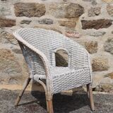 Garden wicker chair