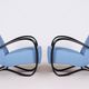 Pair of blue Halabala armchairs made in 1930s Czechia by Up Zavody