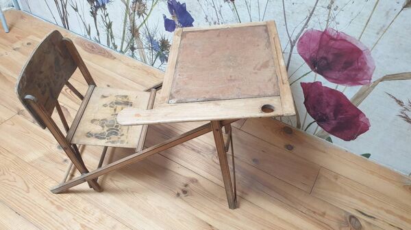 Bureau enfant pliable