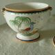 Earthenware tureen floral bird decoration nevers la rochelle?